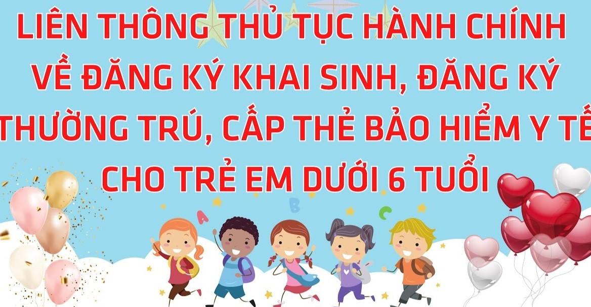 Quyết định công bố danh mục 2 nhóm thủ tục hành chính liên thông điện tử: Đăng ký khai sinh, đăng...